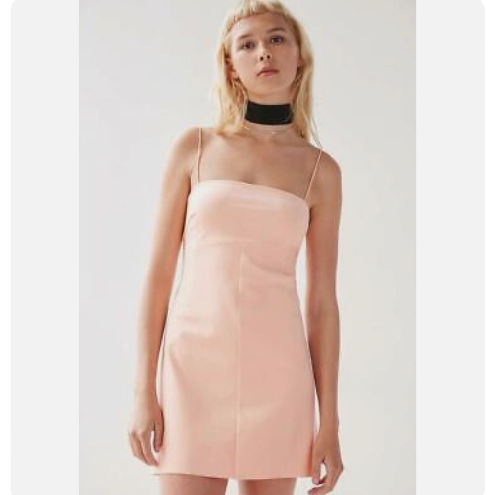 URBAN OUTFITTERS SILENCE + NOISE AUDREY A-LINE MINI SLIP DRESS size M